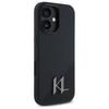 Karl Lagerfeld Klhmp16Sscmkmpck Iphone   16 6.1 Czarny/Black Hardcase Silicone Shadow Metal Initial Magsafe