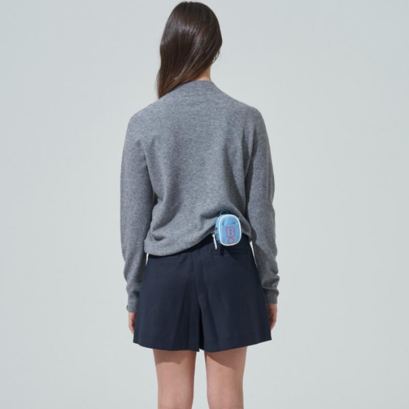 Blu Dot Premium Holgarment Soft Half Neck Knit Mg