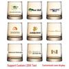 Nordic Transparent Square Mouthwash Cup