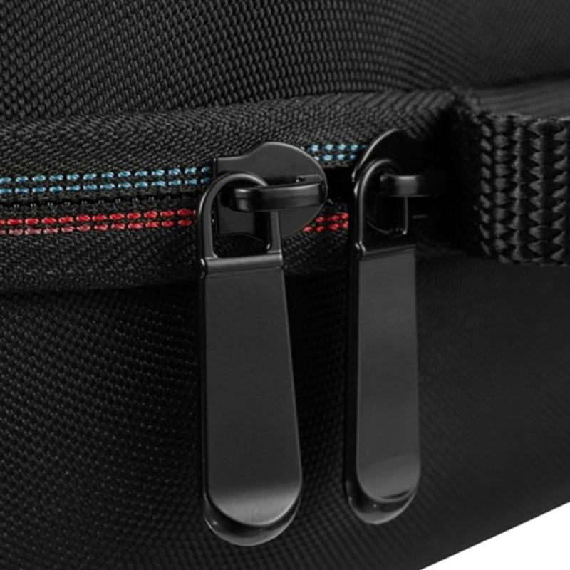 Portable EVA Headphone Storage Case Box With Soft Lining Detail Design for H100 Travel Protections Black