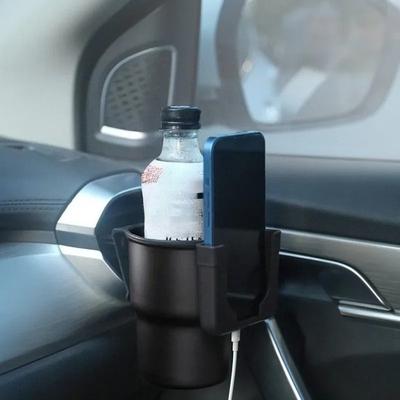 Car Water Cup Holder Mobile Phone Beverage Holder Trash Can Multifunctional Storage Box Auto Interior Accessories