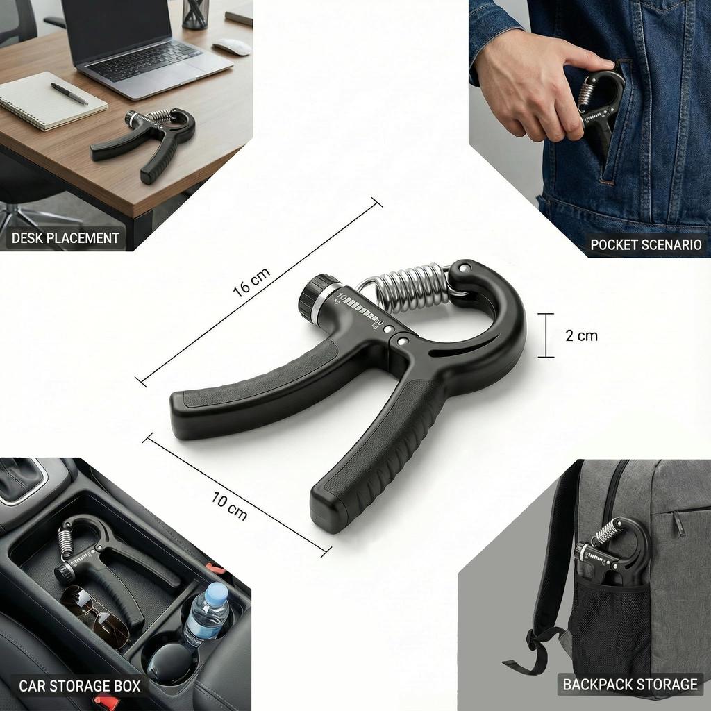 Hand Grips Long Handle Design Easy To Grip Quiet Operation Without Countertop Grip Strength Training Forearm Strengthening Ergonomic Design Hand