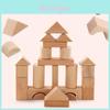 Holzbausteine-Set für Kinder mit großer natürlicher Maserung für Früherziehung und Spiel