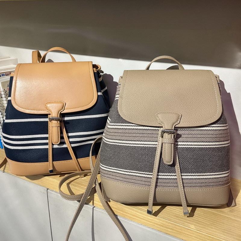 New cowhide leather high-end fashion backpack schoolbag shoulder crossbody handbag large-capacity women's bag