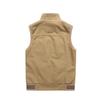 Men's Casual Vest, Cotton Vest on Both Sides, Double-sided Multi-pocket Vest