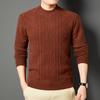 Firstview Men's Winter 98% Wool Round Neck Sweater FV25D1990