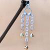 Parrot Bell Toy Bird Chew Chains with Bells Cage Jingle Chime Bells with Hanging Clip Sound Enrichment Chew Toy for Cockatiel Conure Lovebird