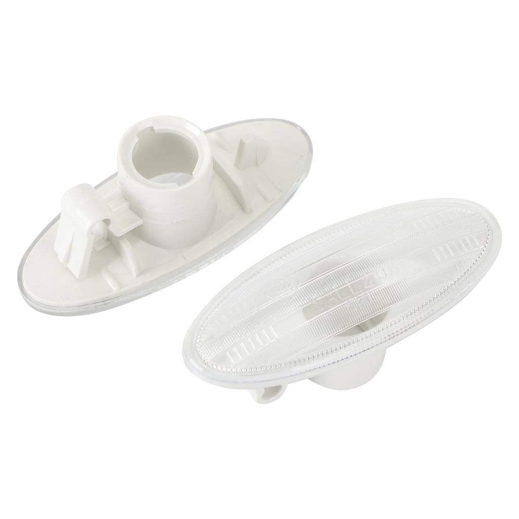 2X Klar Seite Marker Lampe Blinker Licht Gehäuse für Nissan 26160-89900
