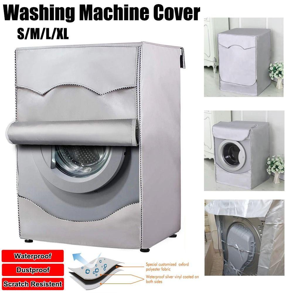 Oxford Washer Dryer Cover With Roll Edge Dust Proof Cover Washer Covers For Front Loading Machine