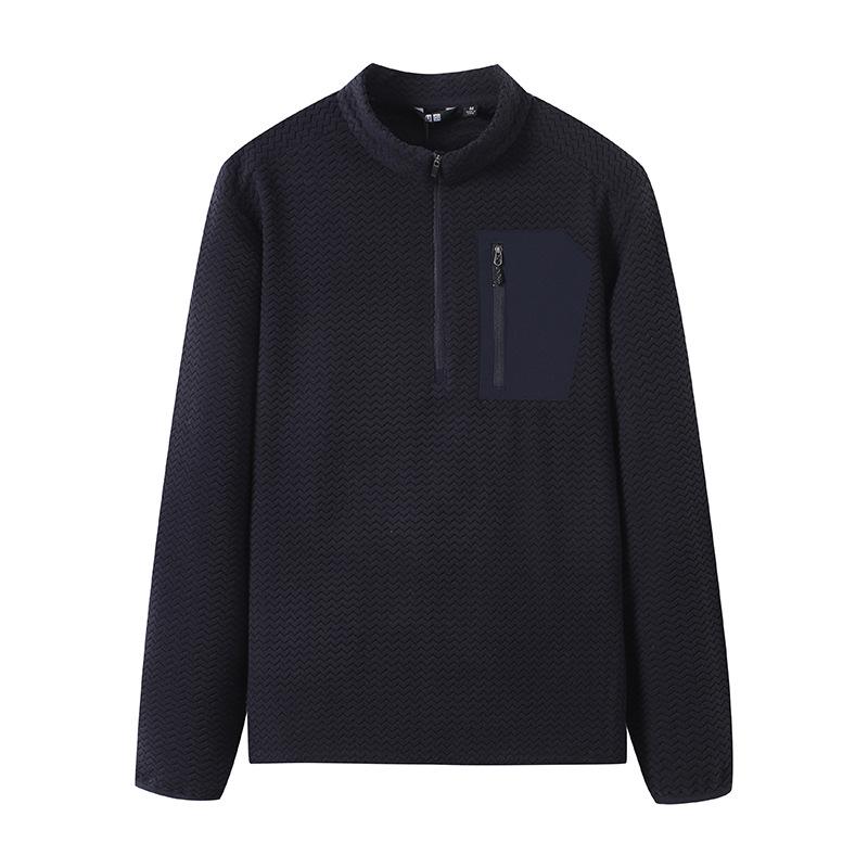 Unisex Mountain Fleece Jacket: Velvet-Lined Hoodie, Long Sleeve, Stand Collar, Autumn/Winter Base Layer