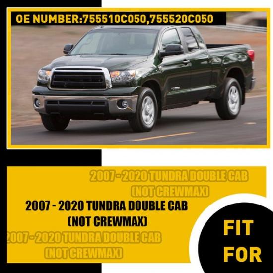 For TOYOTA 2007- Tundra DOUBLE CAB Roof-Drip Molding Right & Left 755510C050