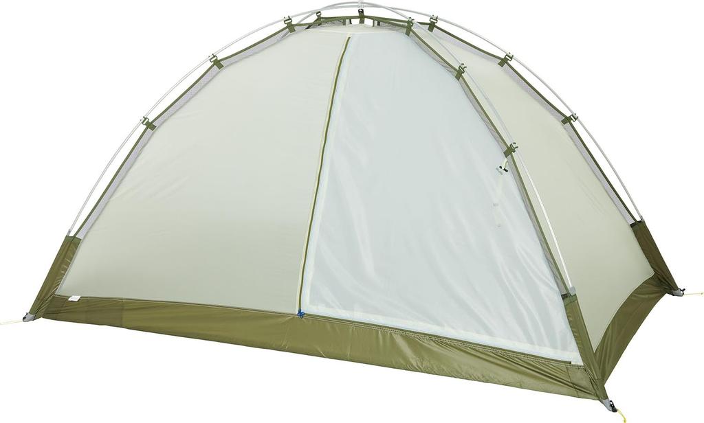 DUNLOP Outdoor Tent Compact Alpine Tent 2 Person Double Entrance Orange DL20A4S (ORG)