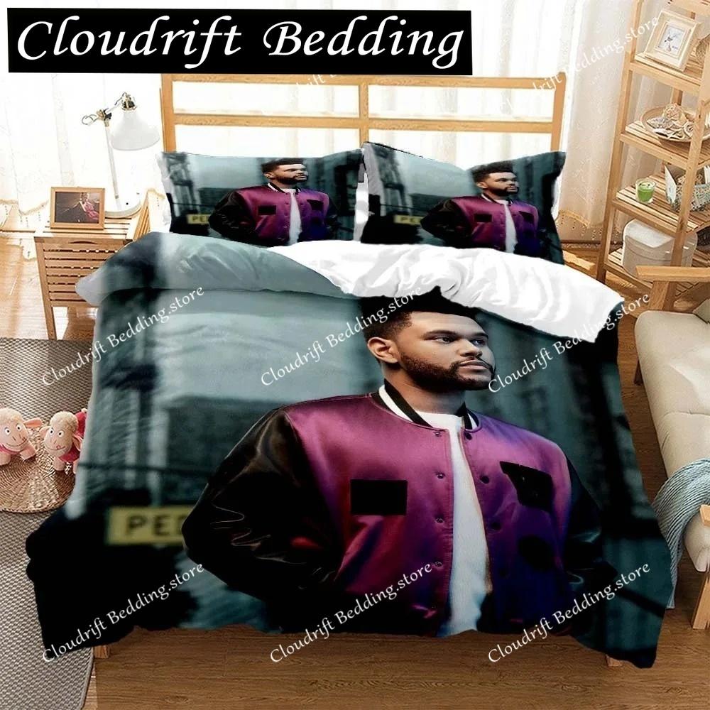 Die Weeknd pop singer 3D fashion printed bedding Queen bedding set King size bedding set Soft and comfortable