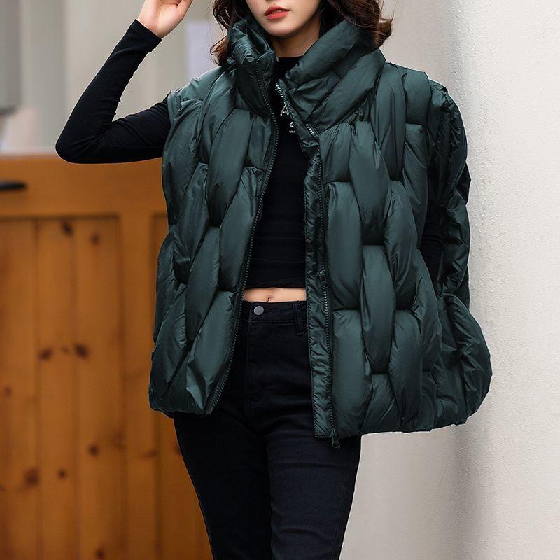 Women`s Winter Down Cotton Vest Jacket