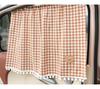 Little Bear Cartoon Cotton Car Sun Shade Curtain: Universal Heat Insulation and Sun Protection for Summer