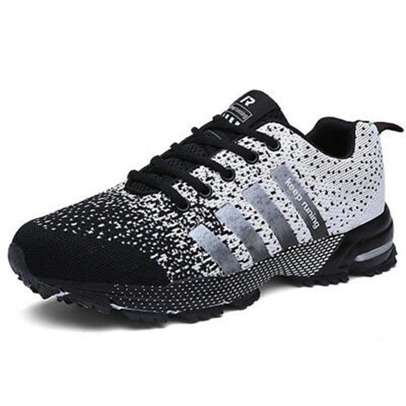 Unisex Running Shoes With Breathable Mesh Material For Sports And Outdoor Activities
