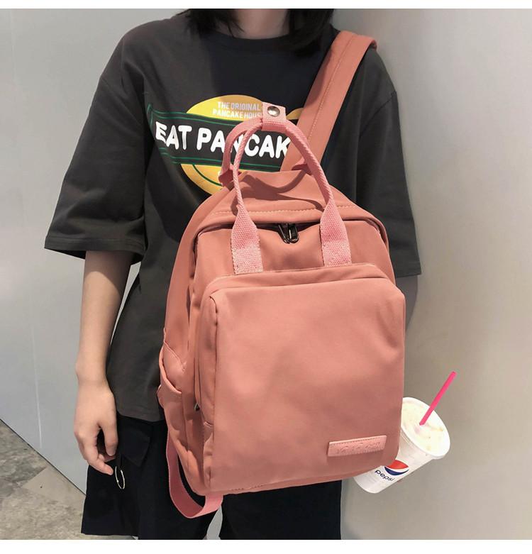Lightweight Macaron Korean Style Backpack Practical For Primary And Middle School Students 2023 New Japanese Double Shoulder Bag