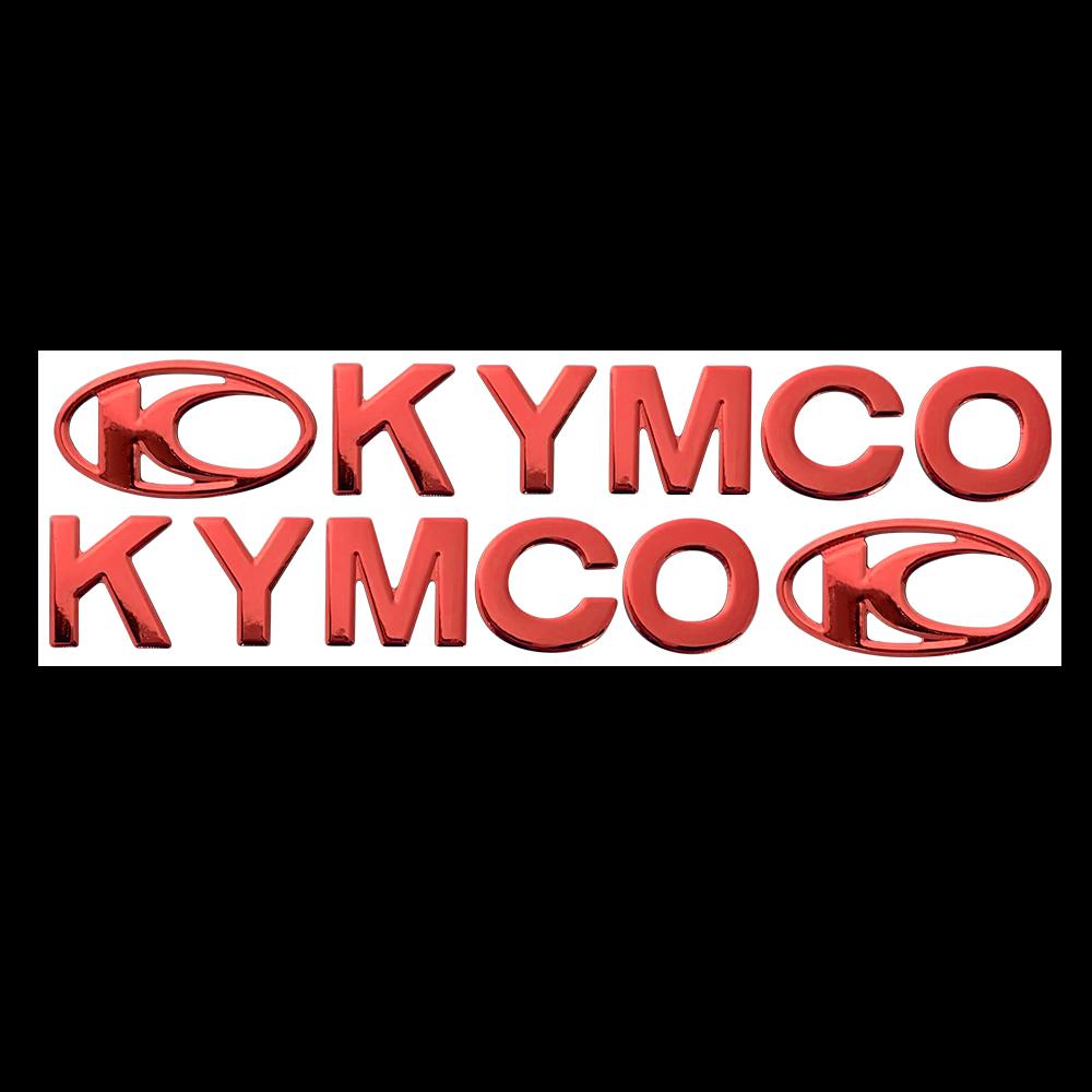 

For KYMCO AK550 AK 550 Xciting 250 300 GP125 Like125 Like150 CT250 Motorcycle 3D Emblem Badge Decal Tank Wheel Sticker красный