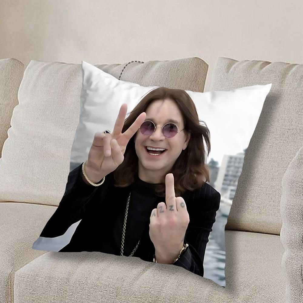 Horký kapela O-Ozzy OsbourneS Povlak na polštář Pohovka Obývací pokoj Ložnice Čelo postele Opěrka Zadní polštář Čtvercový polštář Čas na zdřímnutí