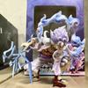 Anime Luffy One Piece Figure Anime Action Figures Collectible Model Q Version Funny Toys for Children Surprise Gift Decor