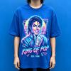 2026 Film Michael Jackson MJ Re del Pop T-Shirt Unisex Cotone Manica Corta Vintage Oversize Y2k Top Neon Vaporwave