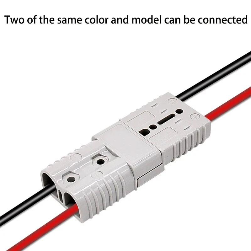 2PCS For Anderson Connector Plug Electric Forklift EV Car Battery Quick Connect Disconnect Power 50A 120A 175A 350A 600V Plug