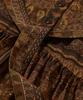 Penfield Ethnic Pattern Shirred Dress Brown_Fs1Ws09F