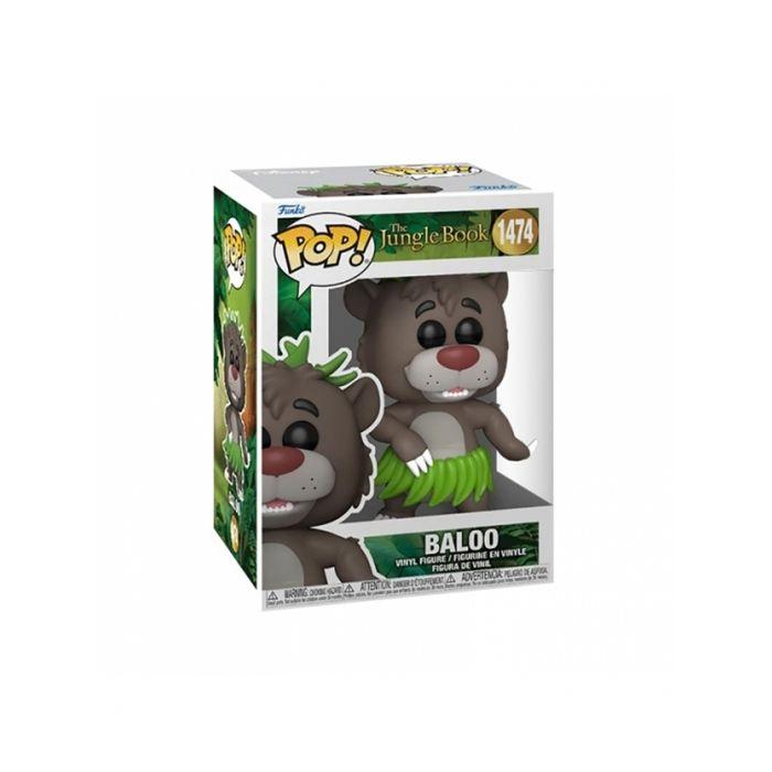Figurine - FUNKO - Pop Disney N° 1474 - Baloo - Marron - À partir de 3 ans