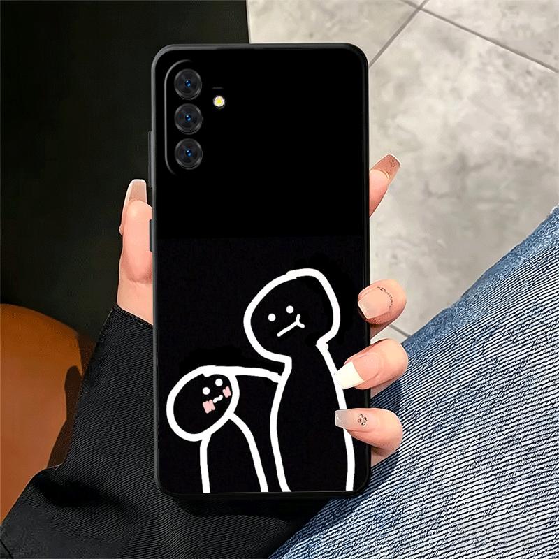 Funny Stickman Matchman Soft Phone Case for Samsung A17 A37 A57 A16 A26 A36 A56 A15 A25 A35 A55 A14 A24 A34 A54 A13 A23 A33 A53