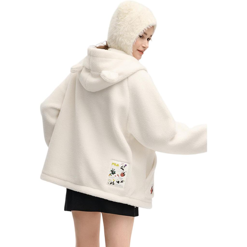 New FILA HERITAGE Velvet Feel Coat Unisex F51U548502F-IV