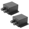 Authentic 2X New Car Power Amplifier Audio Regulator Bass Subwoofer Equalizer Crossover Controller 4 Rca Adjust Line Amplifier