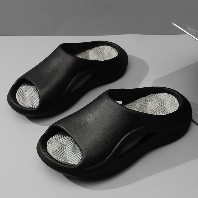Men Women Thick Sole Slippers N-Slip Outdoor Sport Slide Sandals Couple Bathroom Soft Bottom Shoes Casual Flip Flops