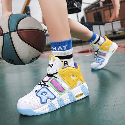 2025 neue Basketballschuhe in großer Größe für Herren und Damen, Panda-Schuhe, Leder-Puff, leicht, transparent, Luftpolsterdämpfung, lässige Sportschuhe für Paare