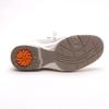 ASAHI Medical Walk WK L029 Women's Walking Shoes, Mesh/Leather, Zipper, Prevents Knee Problems, White, Size 23.5cm, 3E