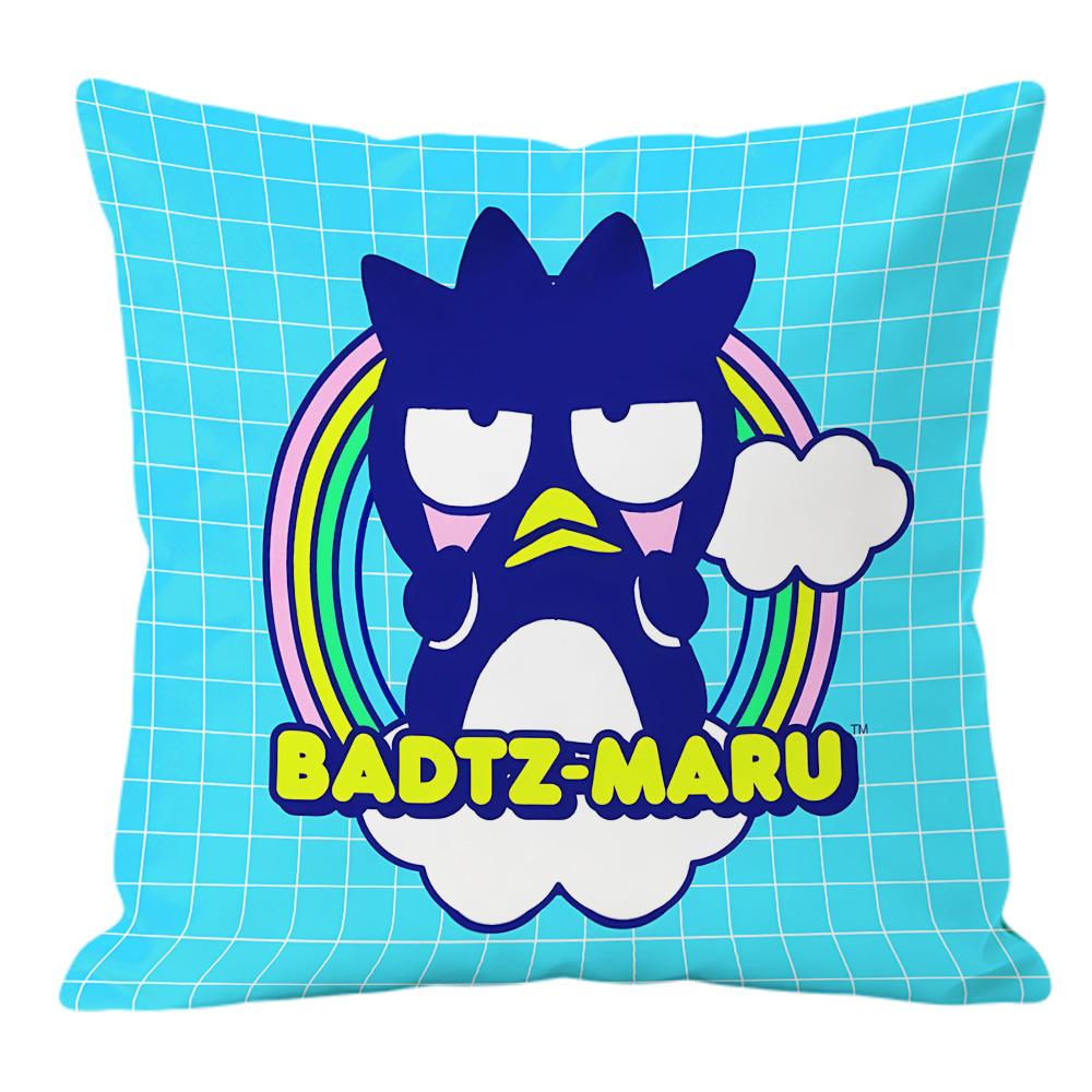 Bad Badtz-Maru Double Sided Print Decorative Cushion Cover for Sofa Bedroom Cool Room Stuff Kawaii Room Decor Home Decor Items