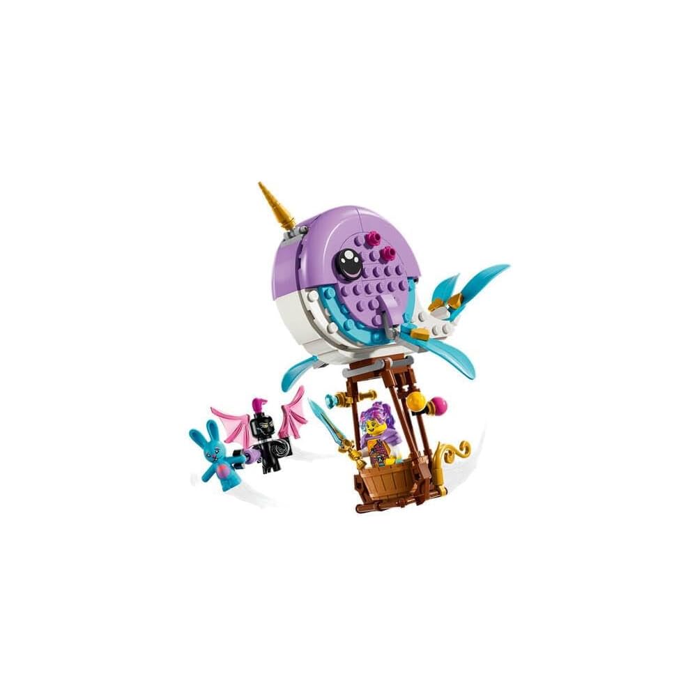 LEGO Dreams Izzy's Narwhal Hot Air Balloon Toy Set for Kids 6-9 Years Old Building Blocks
