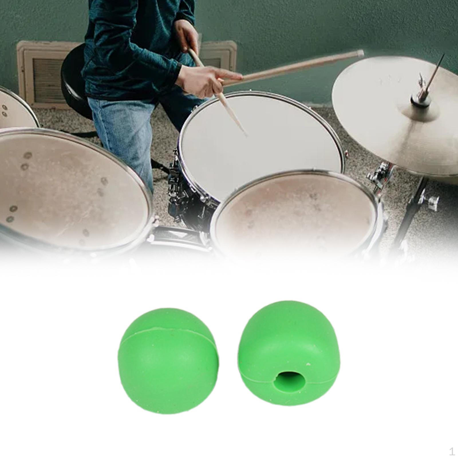 

2 демпфера барабана, бесшумный наконечник барабанной палочки, демпфер