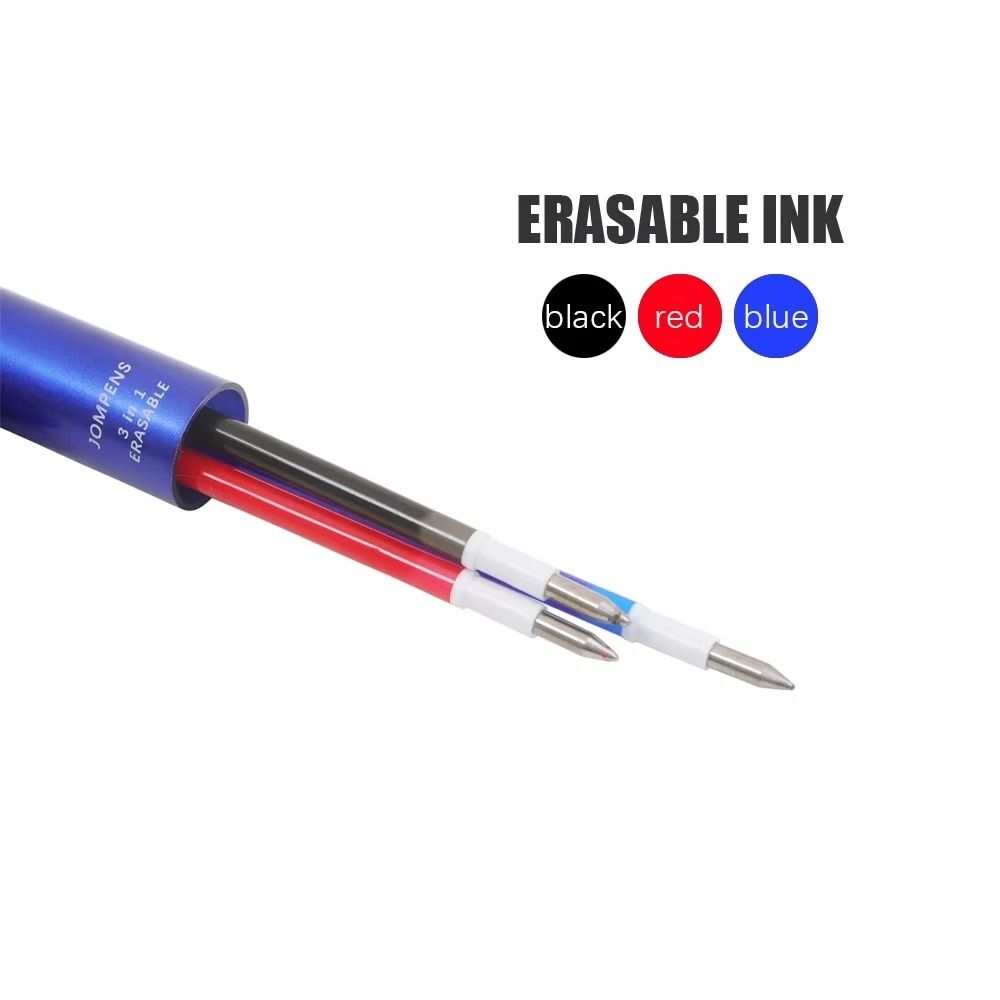 3-in-1 Erasable Pen Black/Blue/Red Ink Neutral Pen Creative Gel Pen  Students
