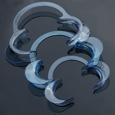 20 Pcs C Shape Mouth Opener Elastic Dental Tools Cheek Retractor Mouth Spreader Lip Oral Support Dentist Materials