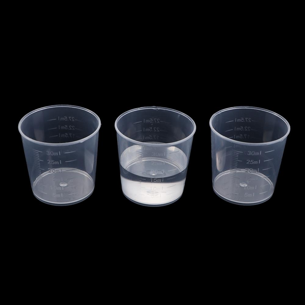 1oz/30ml Medicine Pills Resin Plastic Measuring Tool Container Scale Cups Graduated Cups