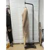 New Autumn and Winter Women's Round Neck Long Sleeve Twist Slit Solid Color Elegant Slim Dress