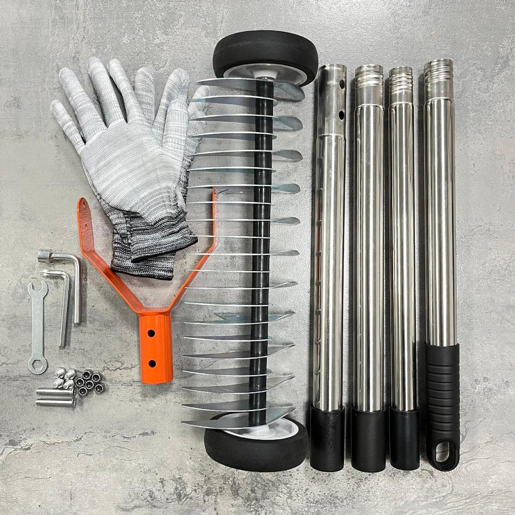 Popular Wheeled Garden Scarifier and Leaf Rake