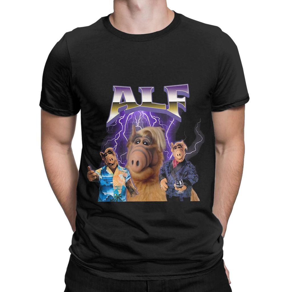 Alf The Animated Series Painting Funny 100 Cotton Tshirt Alf The Animated Series Tees Tops For Unisex