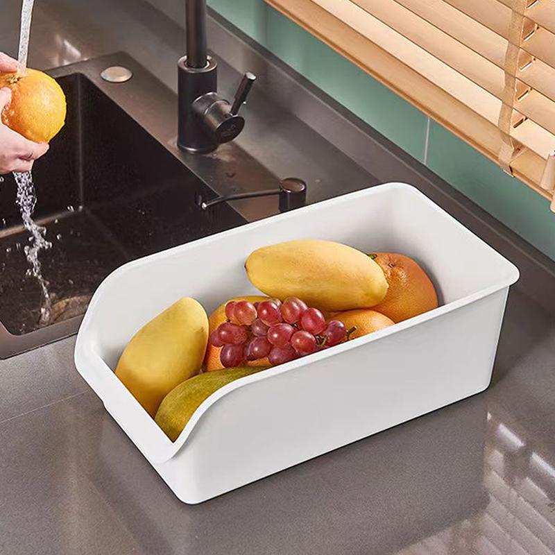 Multifunktionale Aufbewahrungsbox für Küchenkleinigkeiten, Gewürzhalter, Kühlschrank, Obst, Aufbewahrungsbox, Schrank, Schublade, Aufbewahrungsbehälter