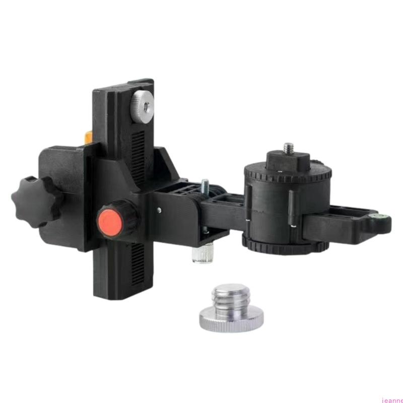 360 Degree Rotating Leveling Bracket With Adjustment For Lasers Level & Tripod Mounting In Construction And Woodworking