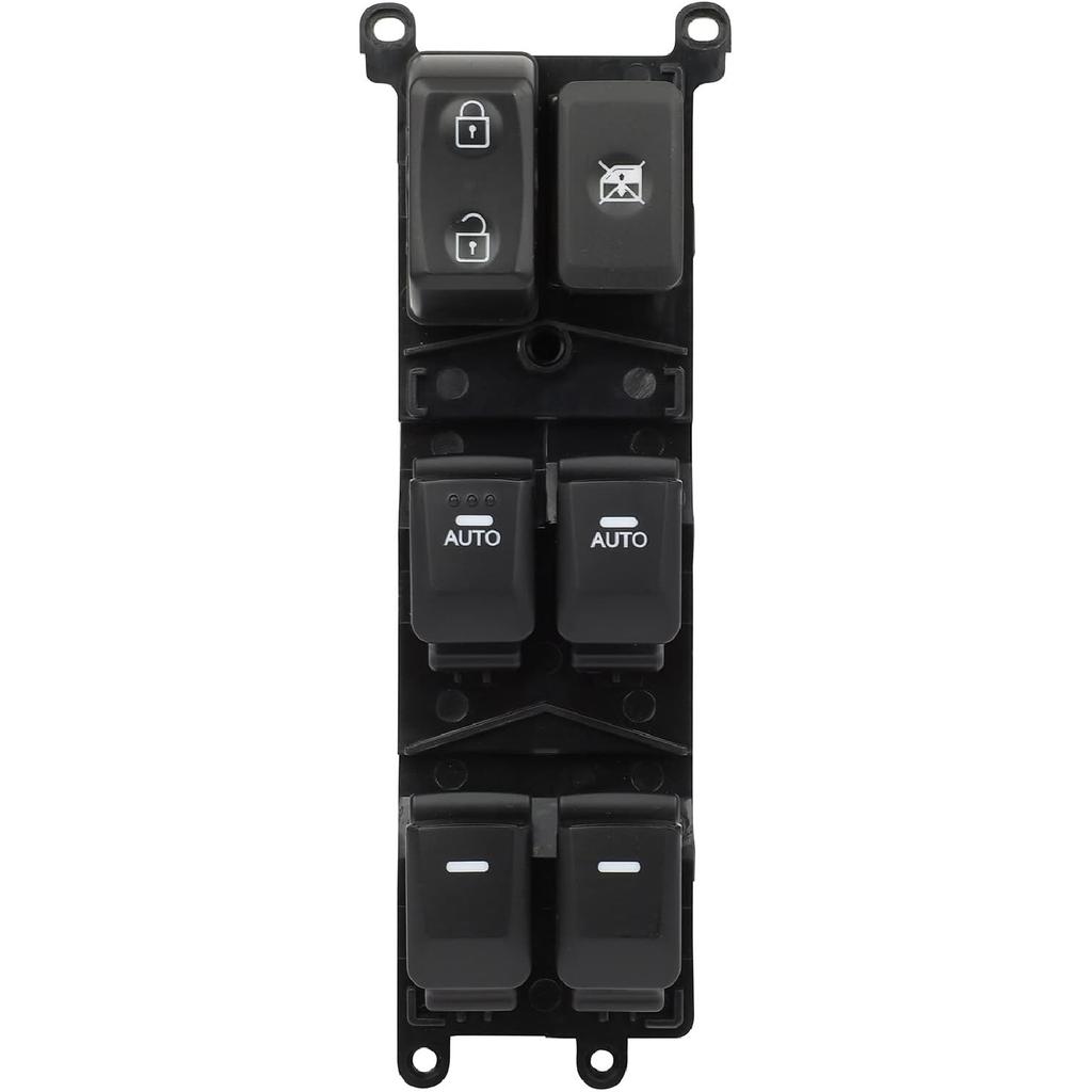 Cciyu Power Window Switch Front Left Driver Side Compatible for Kia Forte Forte5 2014-2018 Replaces 93571A7200 93571-A7200