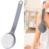 2 PCS Dry Brushing Body Brush, Back Scrubber for Bathing with Long Handle, Dry Brush for Skin, Men and Women's Lotion Applicator for Back (11.6 In,