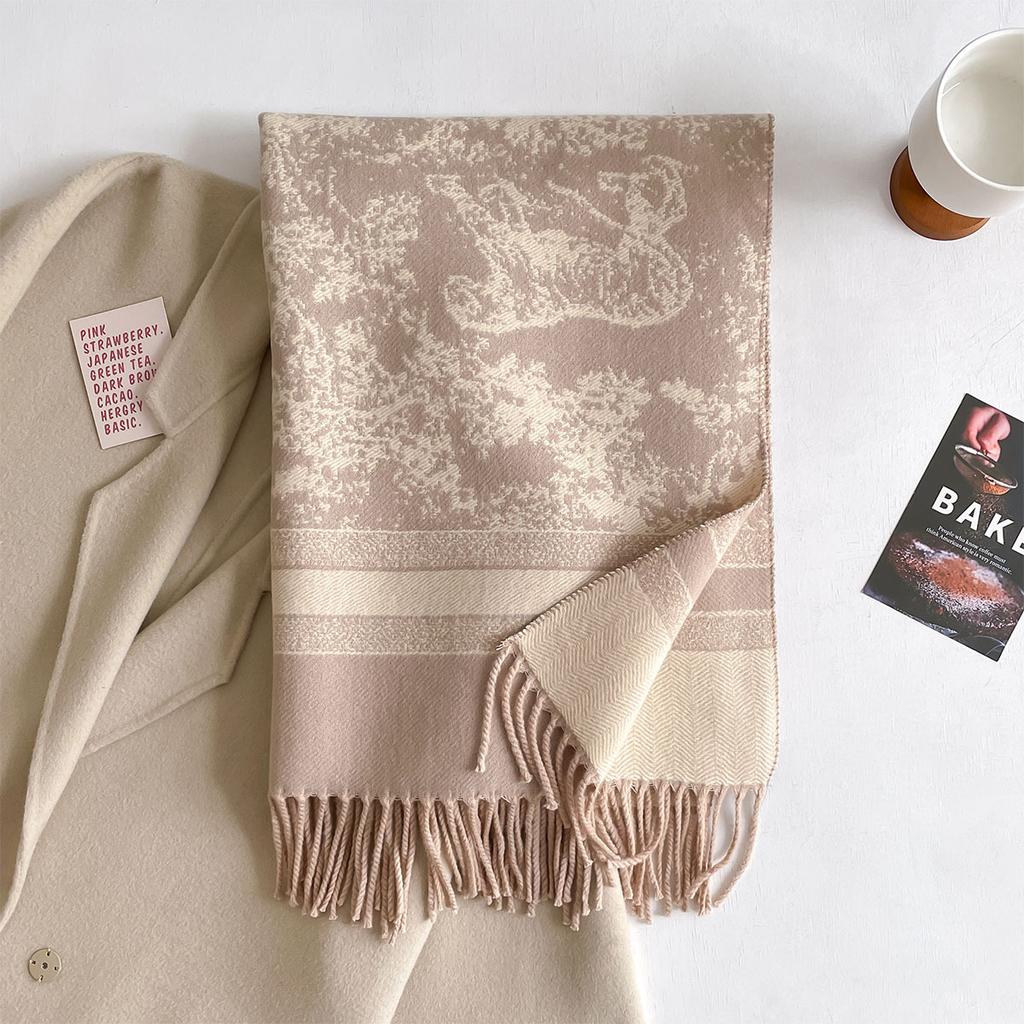 Women Winter Warm Cashmere Scarf Luxury  High Quality Pashmina Shawl Wrap Bufanda Hijab Travel Stoles Echarpe Blanket