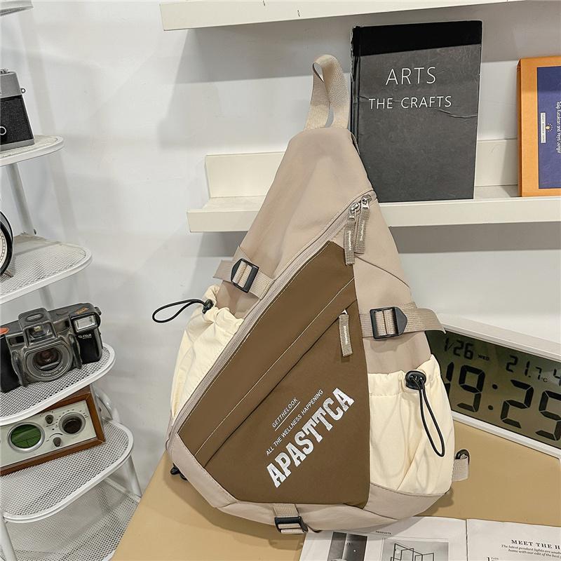 Men's Multi-use Crossbody Bag Lightweight Chest Bag Commuter Backpack Women's Outdoor Sports Backpack