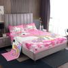 Sports Baseball Pattern Sheet Four-piece Bedding Set Bedroom Room Dormitory Bedding Decoration
